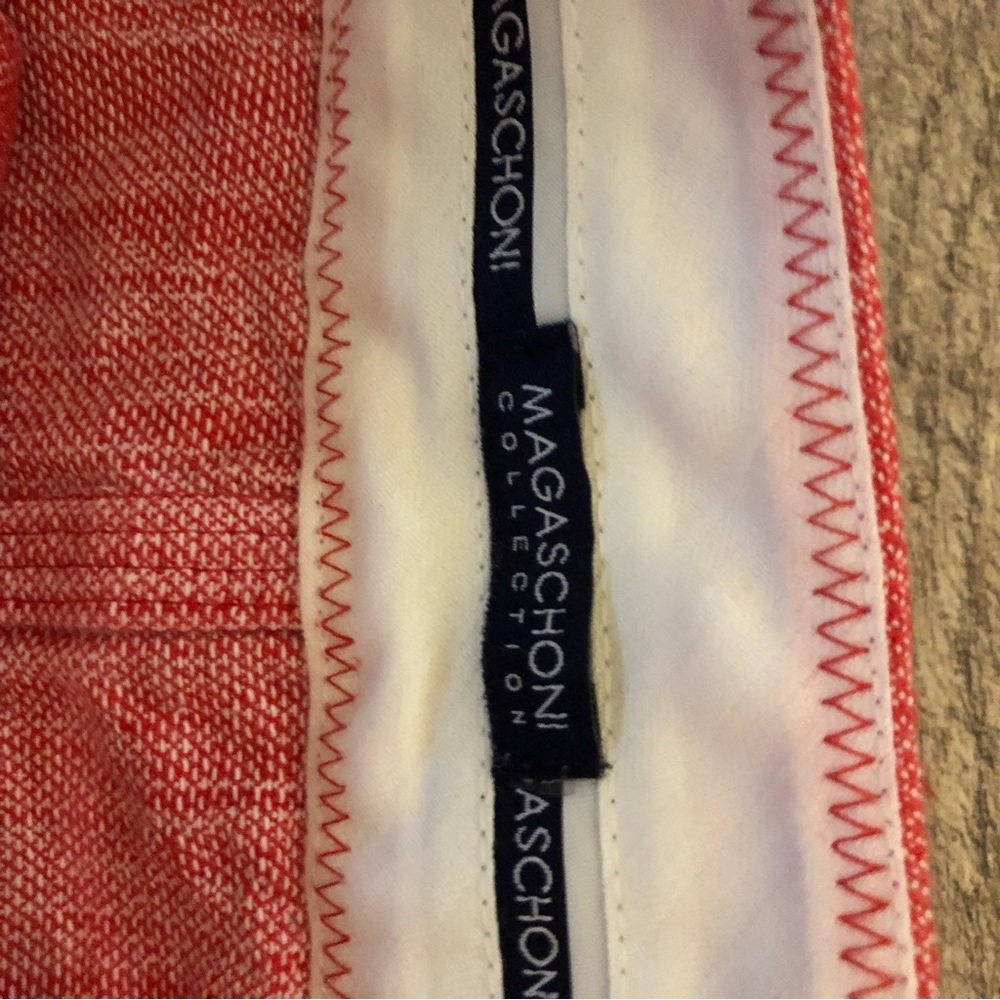 Magaschoni Red skirt no size but added measurements EUC - Picture 2 of 10